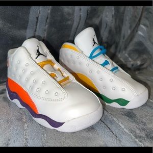 Brand new. Never worn. Jordan 13s. Size 8C.